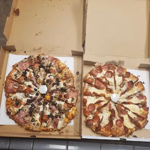 Family Size(L) vs. Large(R)
