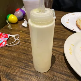 Bottle of ranch