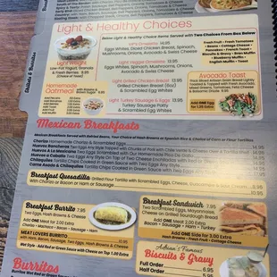 Offer Mexican style Breakfast too