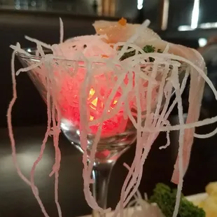 Part of the Sushi sashimi lunch