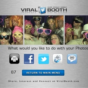 Viral Booth Bakersfield gives you OPTIONS!
