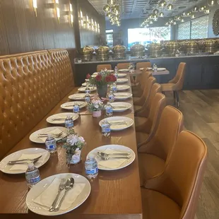 Corporate party table