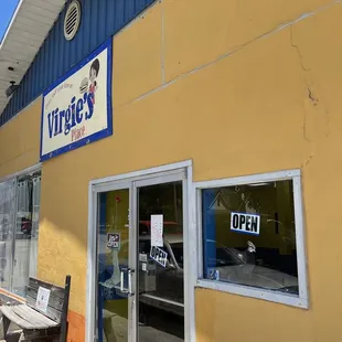 the outside of the store