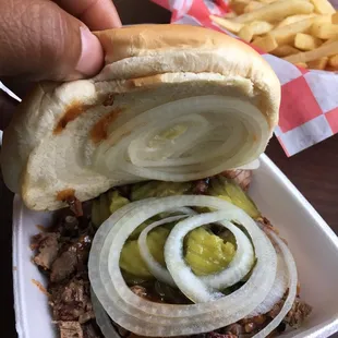 Chopped Beef Sandwich