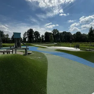 Playground equipment and water table