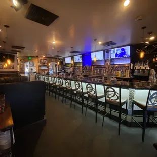 This bar is to the right when you walk in.