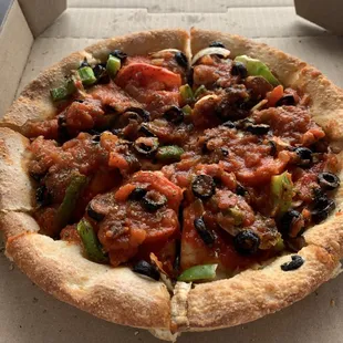 Small True Super Veggie Pizza