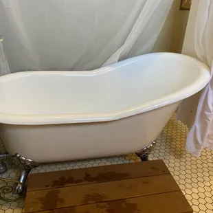 Best part of our room the claw tub