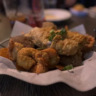 Seafood plate