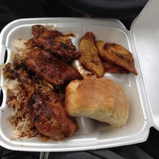 Jerk chicken plate!