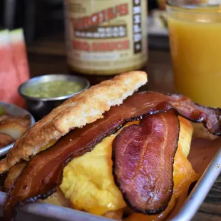 Biscuit Breakfast Sandwiches