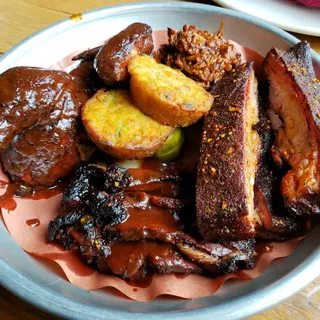 Smoked Barbecued 1/2 Chicken