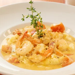 Jerk Shrimp and Grits