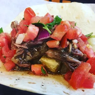 Braised Oxtail Taco