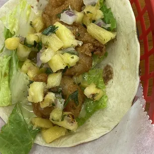 Island Shrimp Taco