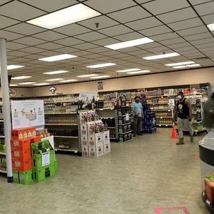 customers in the aisles