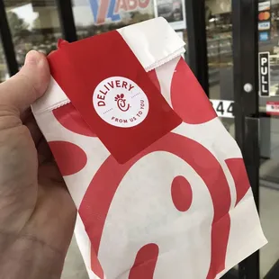 Chick Fil A delivers