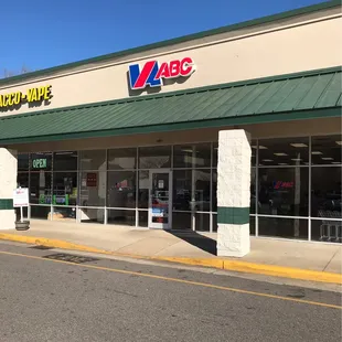 the front of the store