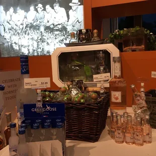 a display of items for sale