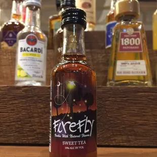 a bottle of sweet tea