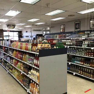 a wide selection of beverages