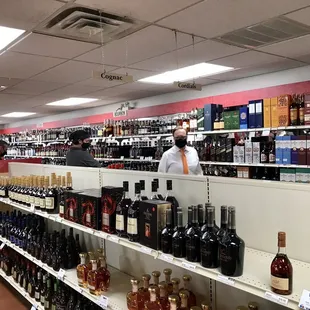a man standing at the counter