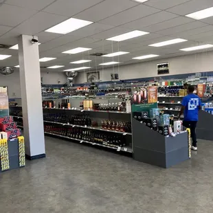 a woman shopping in a grocery store