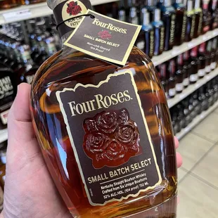 a bottle of four roses small batch select