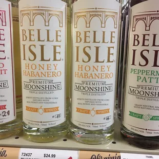 Local honey habanero moonshine