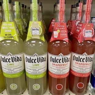 a variety of juices