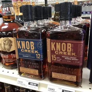 Knob Creek 12 &amp; 15 year
