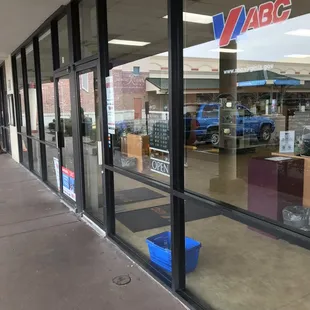 the outside of the store