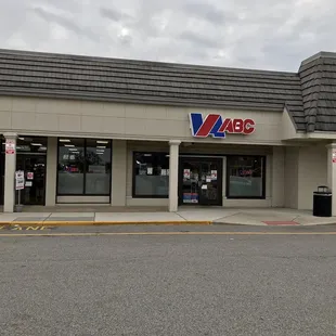 the exterior of the store