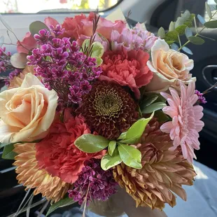 Some flowers are already wilting