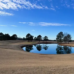 17th hole view from Tee box
