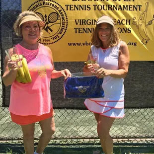 Congratulations, Jojo &amp; Karen! Another win for these lovely ladies!