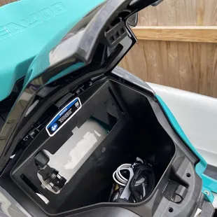 Pristine glove compartment opening that shows that the mangled  Phone Box had been inserted at VBWC or at the Manufacturer.