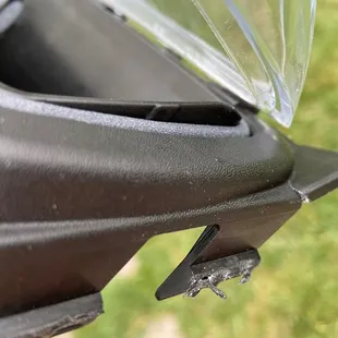 Mangled phone box in my new SeaDoo from VBWC