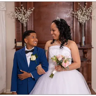 Elopement at our indoor wedding venue with some beach photos afterward!