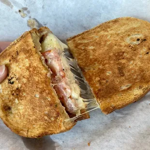 Cheese Curd Grilled Cheese