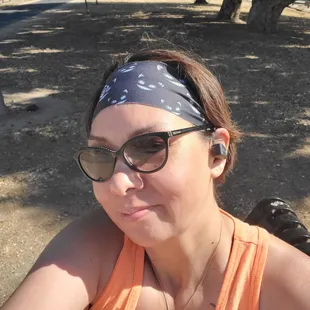 Out for the morning walk/jog