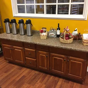 Coffee Bar with monthly rotation of coffee beans