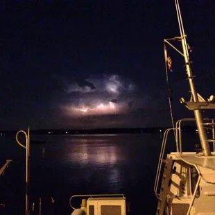 Lightning this AM