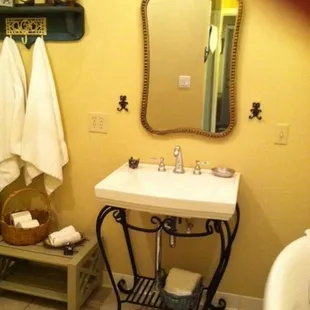 Newly renovated spa bathroom.