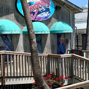 Restaurant entrance.