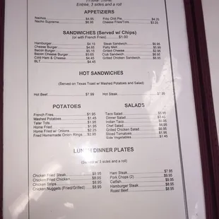 Super reasonable selection and pricing.