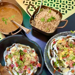 DAL TADKA, AAM PALAK CHAAT, SAMOSA CHAAT