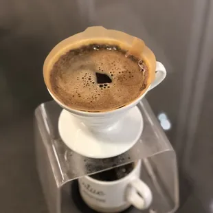 a cup of coffee