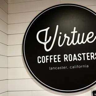 a black and white sign