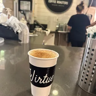 Mocha with cinnamon